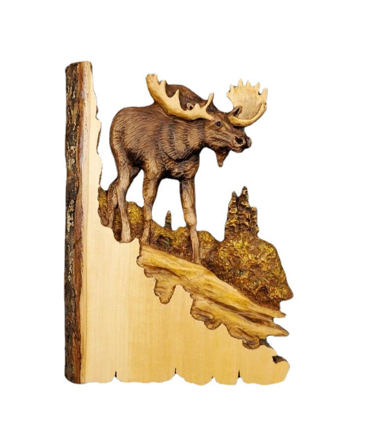 Animal Carving Crafts Hanging Ornaments Wall Hanging | Decor Gifts and More