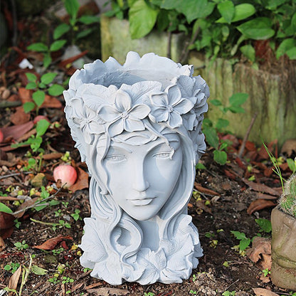 Goddess Figurine Art Resin Plant Flower Pot | Decor Gifts and More