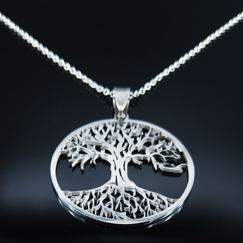 Women's Tree Of Life Stainless Steel Necklace | Decor Gifts and More