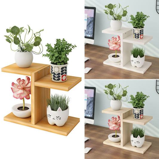 Bedroom Flower Shelf DecorationStorage Shelf