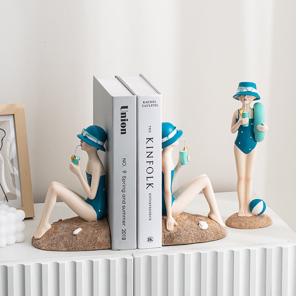 Nordic Ins Style Girl Bookends Decoration Ideas | Decor Gifts and More