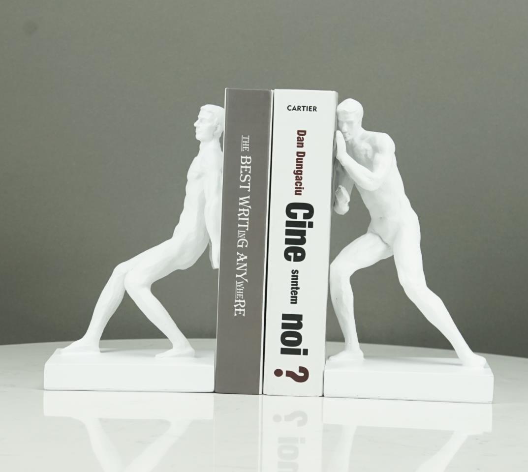 Resin Character Bookends Light Luxury Creative Home | Decor Gifts and More