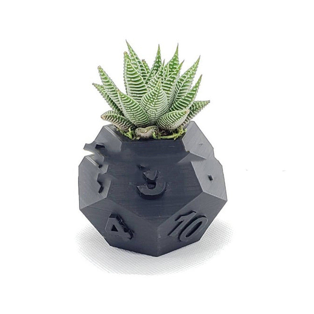 3D Printed Plant Pot Table Top RPG Dice Succulent Planter Set Home Decoration Multifunction Garden Flower Pot | Decor Gifts and More