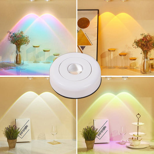 Led Lights Wireless Closet Kitchen Lights Under Furniture Battery Powered Sunset Nightlight Wall Lamp Bedroom Decoration Cabinet | Decor Gifts and More