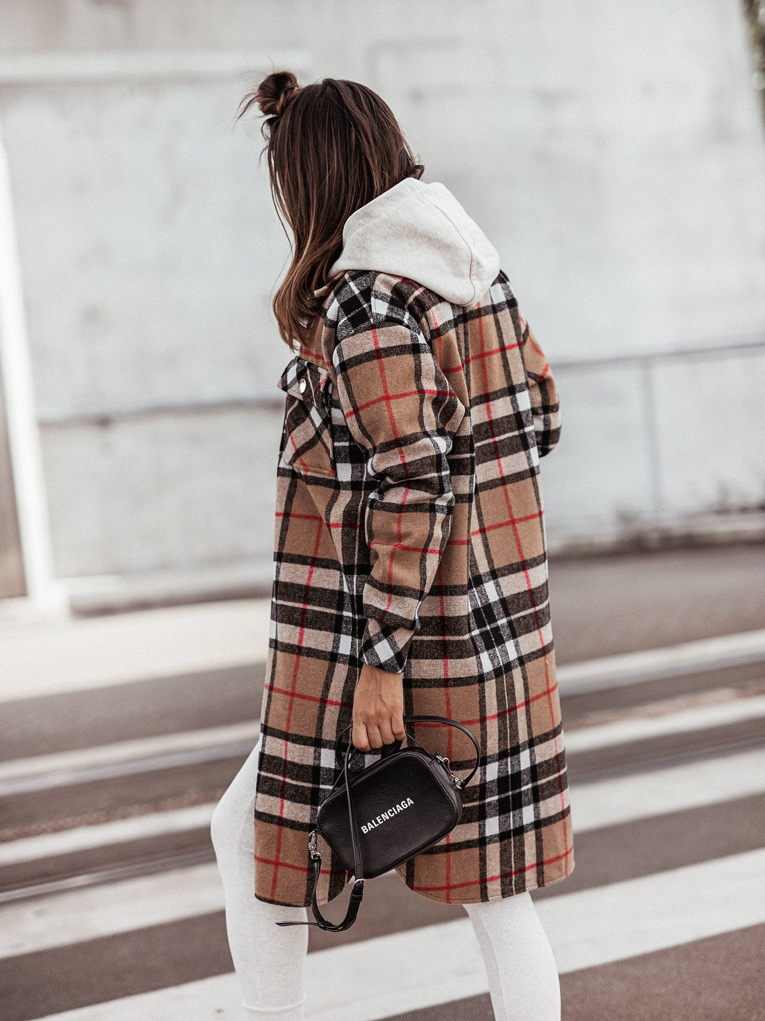 Fashion Plaid Printed Coat | Decor Gifts and More