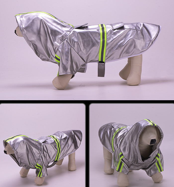 Dog Clothes Reflective Cloak Medium And Large Windproof Outdoor Jacket | Decor Gifts and More