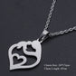 Titanium Steel Love Heart Necklace Love Heart Stainless Steel Pendant Necklace | Decor Gifts and More