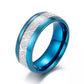 Carbon Fiber Couple Stainless Steel Jewelry Inlaid Anti-Stone Men's Ring | Decor Gifts and More