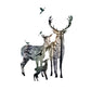 Creative Wall Stickers Elk Family Modern Nordic Style Living Room TV Decoration Wall Stickers | Decor Gifts and More