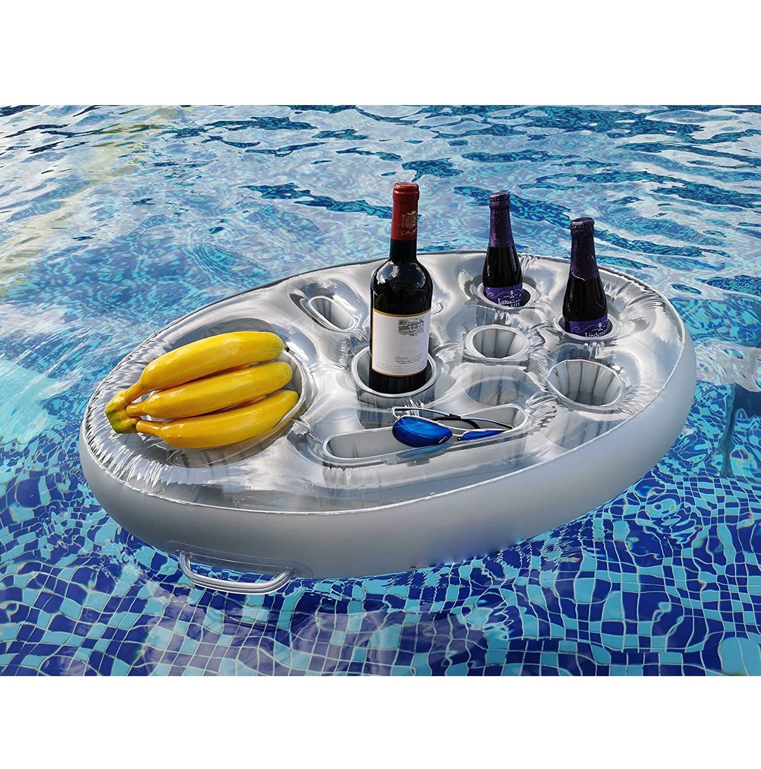 Summer Inflatable Float Beer Drinking Cooler Table Water Play Float Beer Tray Party Bucket Cup Holder For Swimming Pool Party | Decor Gifts and More