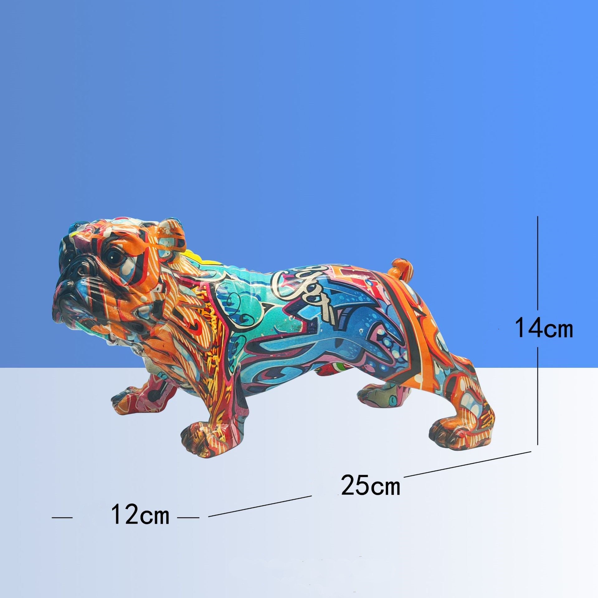 Water Transfer Printing Bulldog Creative Resin Crafts | Decor Gifts and More