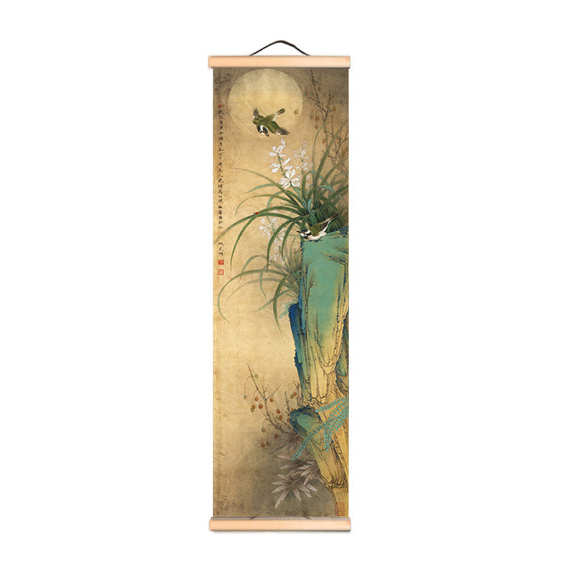 Solid Wood Finished Paintings Flowers And Birds Landscape | Decor Gifts and More