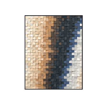 Wood Three-dimensional Painting Handmade Mosaic Art Mural | Decor Gifts and More