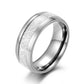 Carbon Fiber Couple Stainless Steel Jewelry Inlaid Anti-Stone Men's Ring | Decor Gifts and More