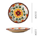 Underglaze Ceramic Tableware Bohemian Household Dishes | Decor Gifts and More