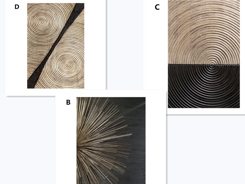 Abstract Wood Grain Retro Luxury Simple Art | Decor Gifts and More