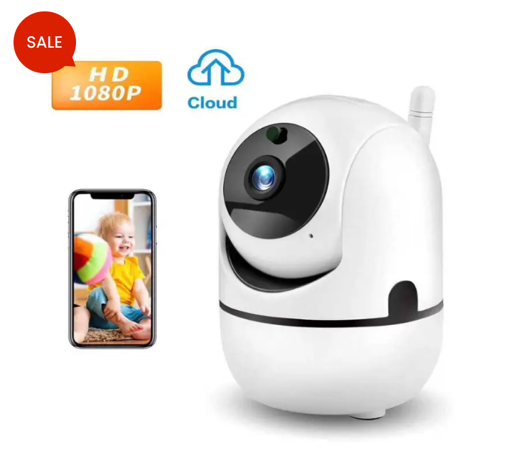 Baby Monitor With Camera And Audio IP Wireless 3D Tracking Mini Camera 2MP HD 1080P | Decor Gifts and More