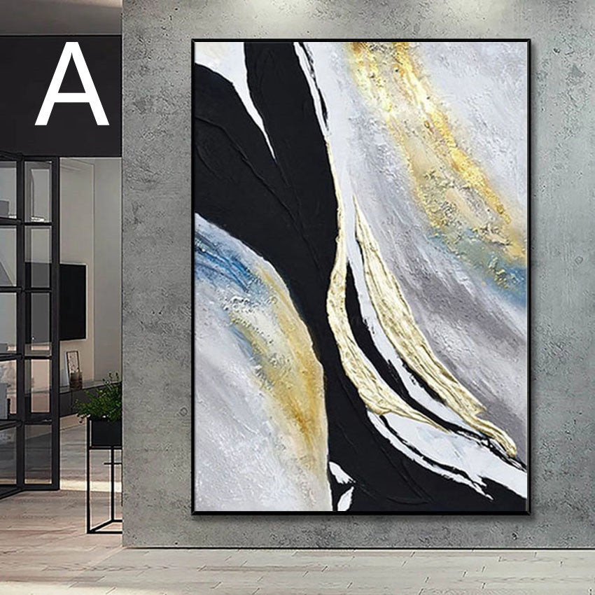 Abstract Art Deco Restaurant Decoration Canvas Mural | Decor Gifts and More