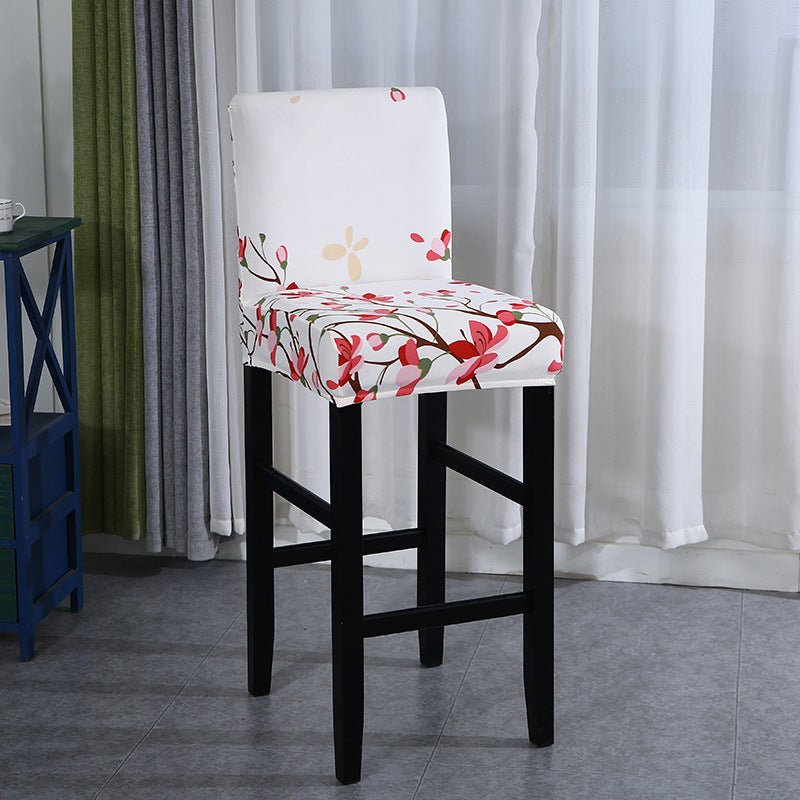 Low Back Chair Cover Household All-inclusive Anti-fouling Elastic Dining Chair Cover | Decor Gifts and More