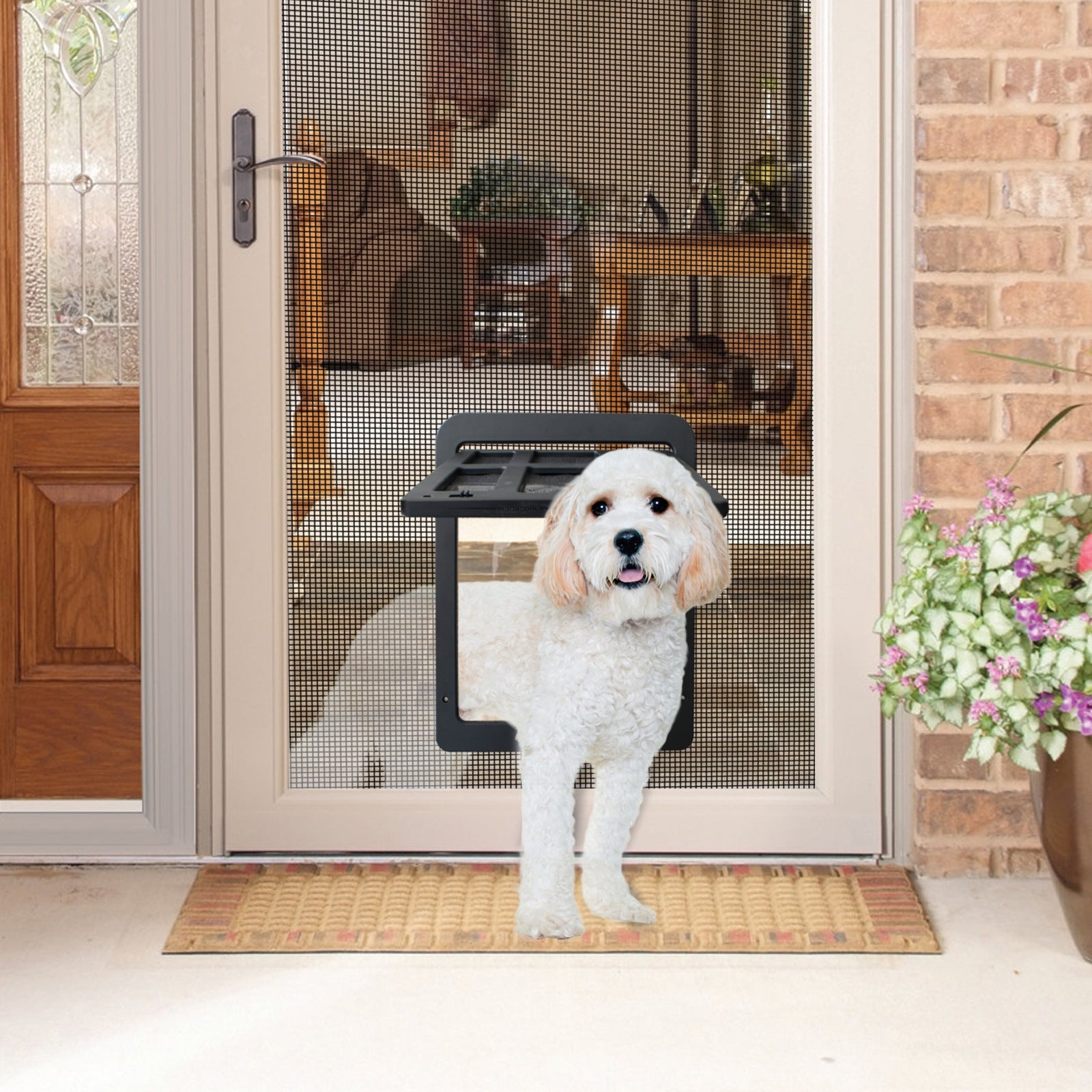 Dog Cat Door Hole Mosquito Screen Window Door | Decor Gifts and More