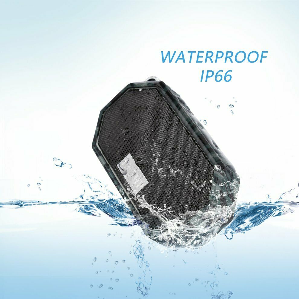 Portable Waterproof Shockproof Wireless Speaker with Mic - Home Decor Gifts and More